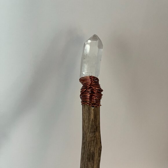 Handmade Lemurian Wand - "The Heart of Lemuria" (Reiki Infused) - **One of a Kin - Picture 4 of 5